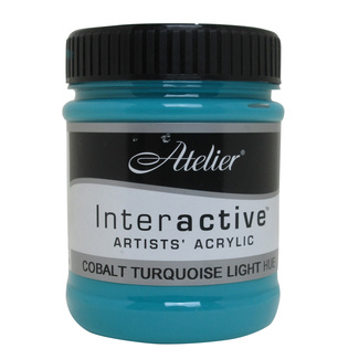 Atelier Interactive Acrylic Paint 250ml S2 - Cobalt Turquoise Light Hue