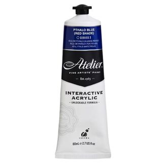 Atelier Interactive Acrylic Paint 80ml S2 - Phthalo Blue (Red Shade)