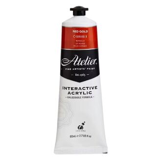 Atelier Interactive Acrylic Paint 80ml S3 - Red Gold