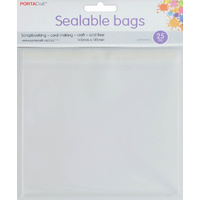 Sealable Bag Square 145x145mm 25pc