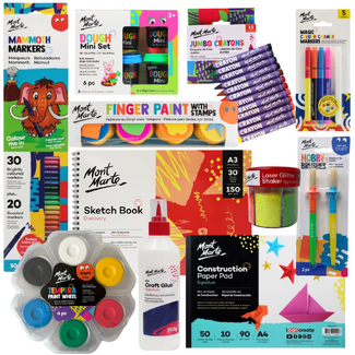 Kids Mega Craft Activity Pack | Includes 84 pieces | Children's Art Value Set 