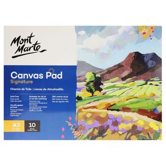 Mont Marte Canvas Pad A3 280gsm 10 Sheets