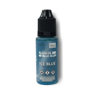 Couture Creations Alcohol Ink 12ml - Metallic Ice Blue