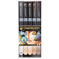 Chameleon Colour Tone Marker Set 5pc - Skin Tones