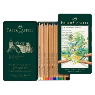 Faber Castell Pitt Pastel Pencil Tin Of 12