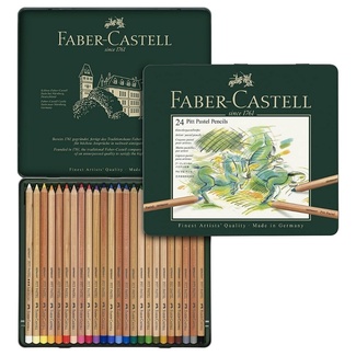 Faber Castell Pitt Pastel Pencil Tin Of 24