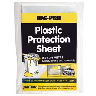 UNi-PRO Clear Light Weight Plastic Protection Sheet