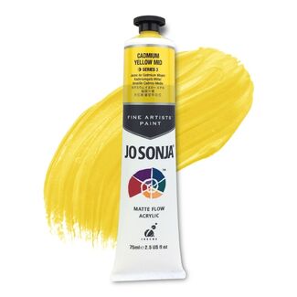 Jo Sonja Acrylic Paint 75ml S3 - Cadmium Yellow Mid