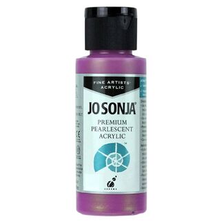 Jo Sonja Acrylic Pearlescent Paint 60ml - Red Violet