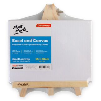 Mont Marte Discovery Easel with Canvas 15x20cm - Small
