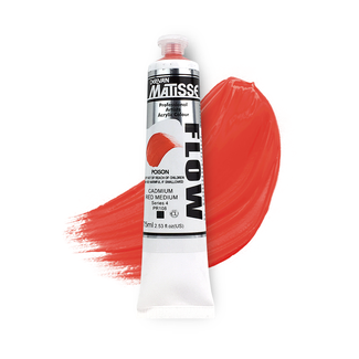 Matisse Flow Acrylic 75ml S4 - Cadmium Red Medium