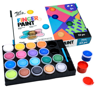Mont Marte Kids - Finger Paint Set 23pc x 35ml