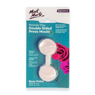 Mont Marte Polymer Clay Double Sided Press Mould - Petal