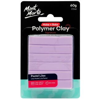Mont Marte Make N Bake Polymer Clay 60g - Pastel Lilac