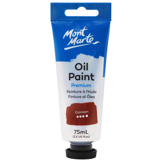 Mont Marte Oil Paint 75ml Tube - Crimson