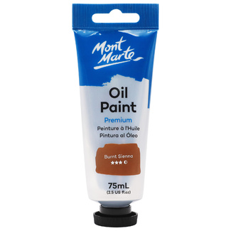 Mont Marte Oil Paint 75ml Tube - Burnt Sienna