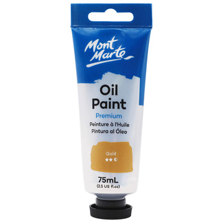 Mont Marte Oil Paint 75ml Tube - Gold