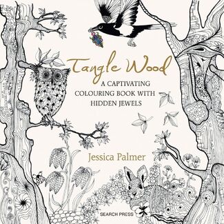 Tangle Wood - A Captivating Colouring Book with Hidden Jewels