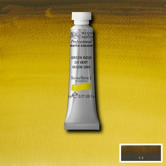 Winsor & Newton Professional Watercolour 5ml S2 - Green Gold