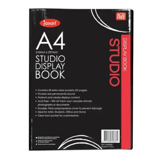 Jasart Studio Display Book 20 Pocket - A4