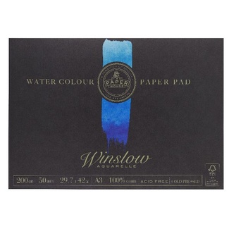 The Paper House - Winslow Watercolour Pad A3 200gsm 50 Sheets - Medium (Cold Pressed)