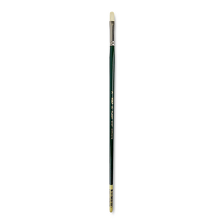 Neef Green Series 95 Premium Stiff Synthetic Bristle Brush - Filbert 3