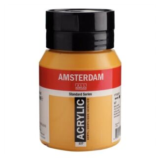 Amsterdam Acrylic Paint 500ml Bottle - Yellow Ochre
