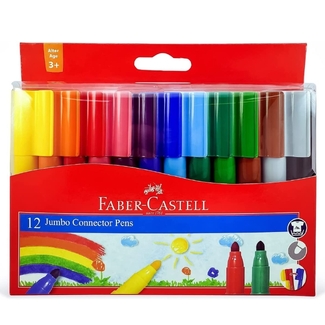 Faber Castell Jumbo Connector Pen Set 12pc