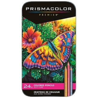Prismacolor Premier Colouring Pencil Tin Of 24