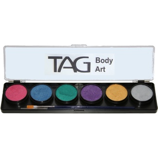 TAG Body Art & Face Paint Palette 6 x 10g - Pearl