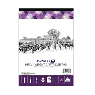 X-Press It Heavy Weight Cartridge Paper Pad A5 200gsm 25 Sheets