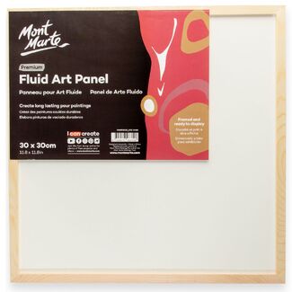 Mont Marte Premium Fluid Art Panel 30x30cm