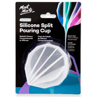 Mont Marte Silicone 5 Slot Split Pouring Cup