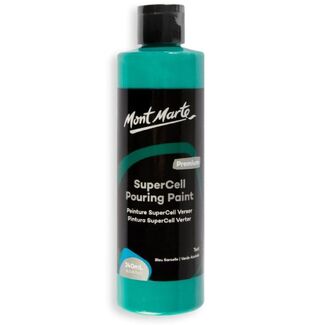 Mont Marte SuperCell Pouring Paint 240ml Bottle - Teal