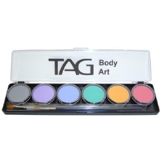 TAG Body Art & Face Paint Palette 6 x 10g - Pastel
