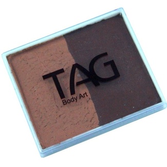 TAG Body Art & Face Paint Split Cake 50g - Brown/Mid Brown