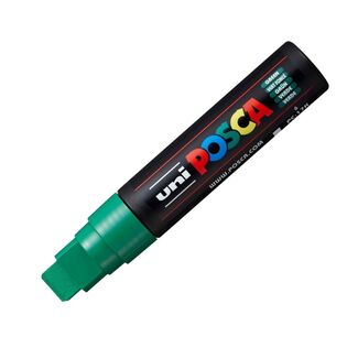 Uni Ball Posca Pen Broad Chisel Tip 15mm PC-17K - Green