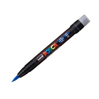 Uni Ball Posca Pen Flexible Brush Tip PCF-350 - Blue