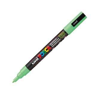 Uni Ball Posca Pen Fine Bullet Tip 1.3mm PC-3M - Light Green