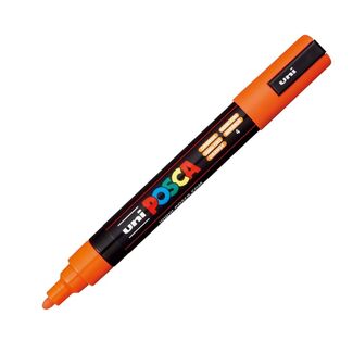 Uni Ball Posca Pen Medium Bullet Tip 2.5mm PC-5M - Orange