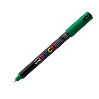 Uni Ball Posca Pen Ultra Fine Pin Tip 0.7mm PC-1MR - Green