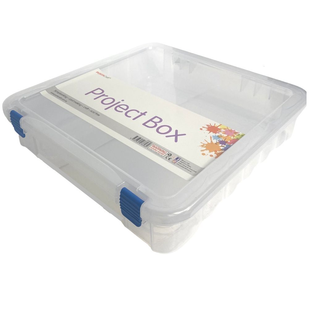 Clear Craft Storage Box Set  Craft storage box, Craft storage