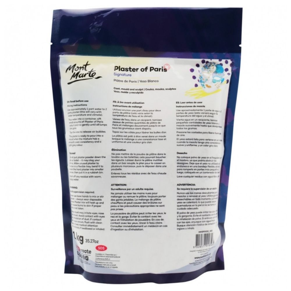 Plaster Of Paris 1 Kg Modeling Powder - The Learning Store