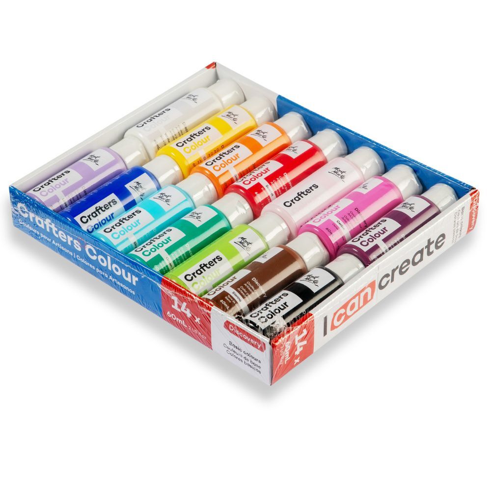 Mont Marte Signature Fabric Paint Set - 20pc x 20ml