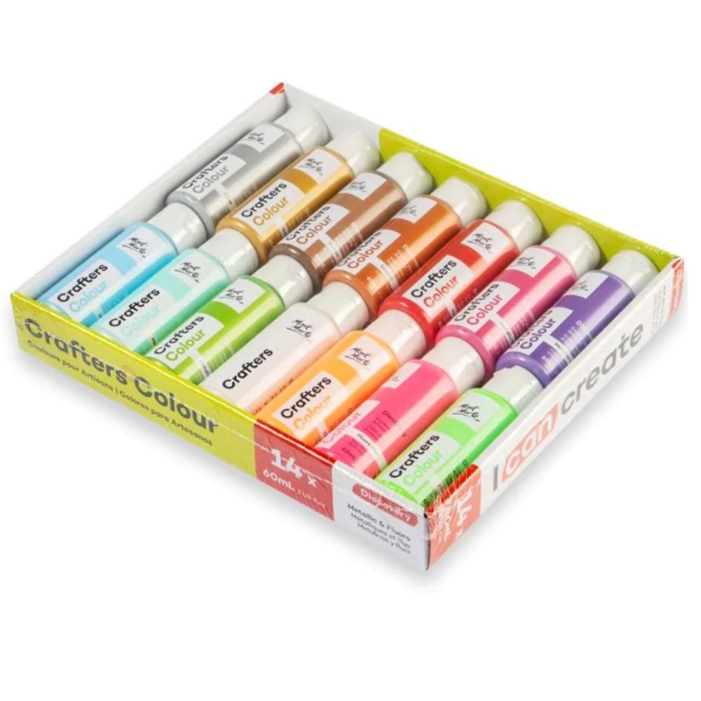 Mont Marte Signature Fabric Paint Set - 20pc x 20ml