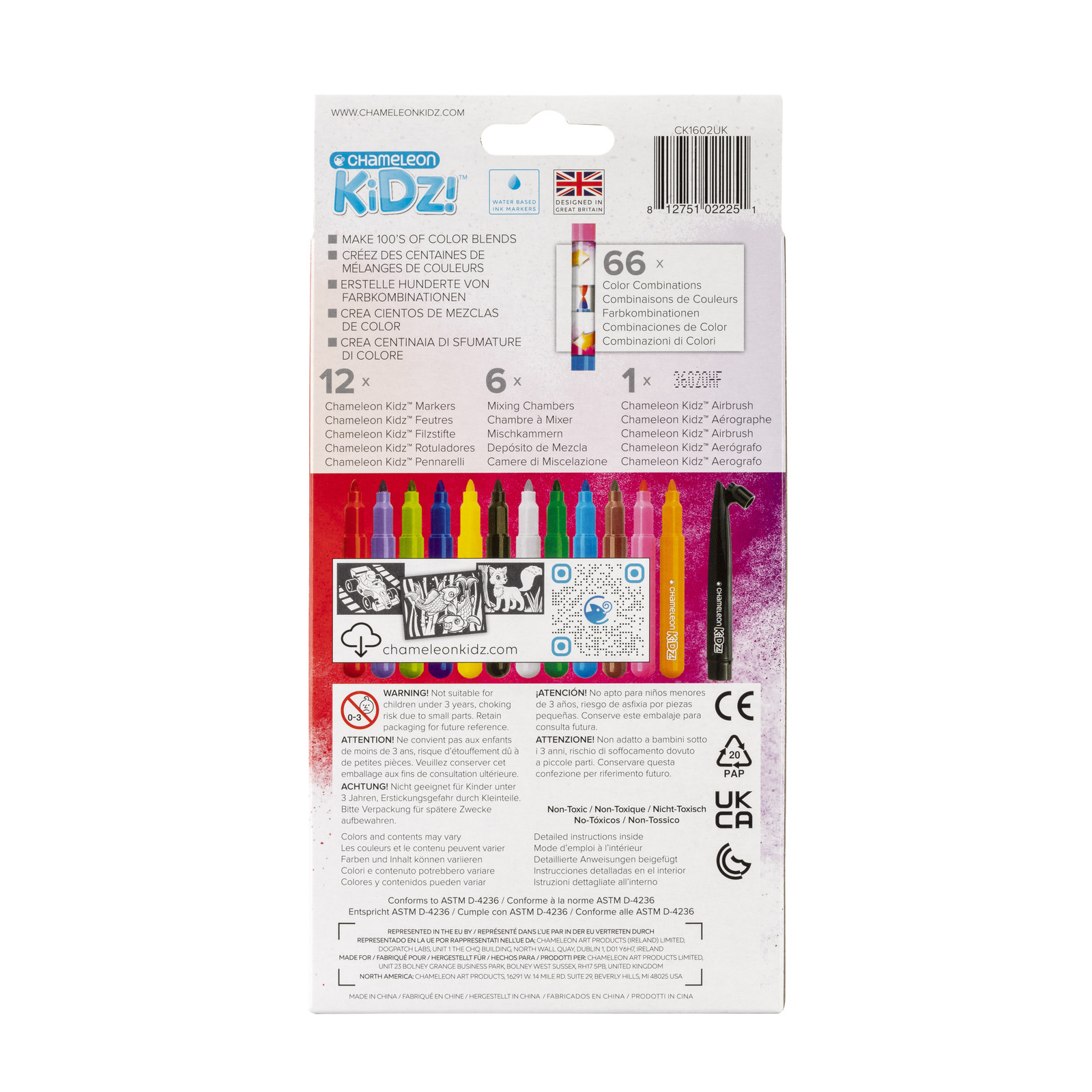 Chameleon Kidz - Art Portfolio 14 Marker Creativity Kit – Arts and Crafts  Supplies Online Australia