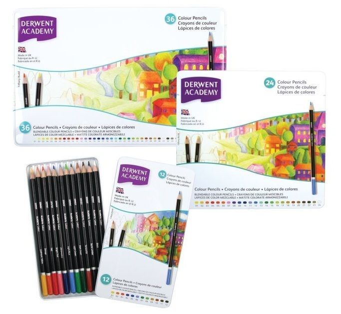 DerwentArtists 12 Blendable Colouring Pencils