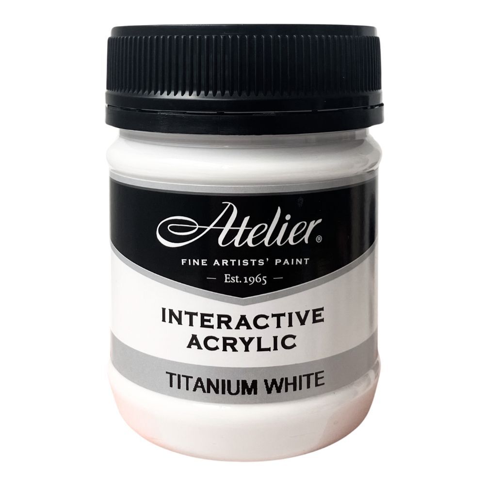 Atelier Interactive Acrylic Paint 250ml S1 - Titanium White