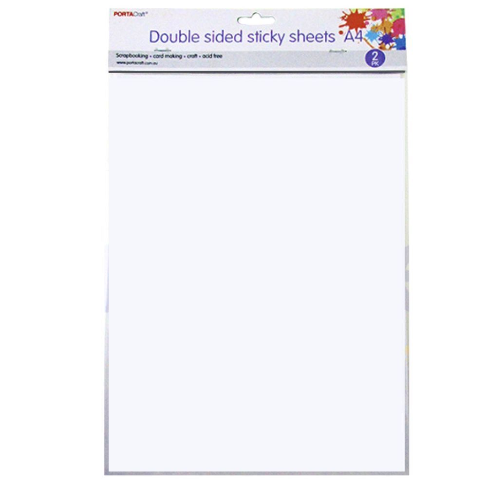 U-Stick, Black, Self Adhesive Paper, A4, (Split Back) - First for Paper