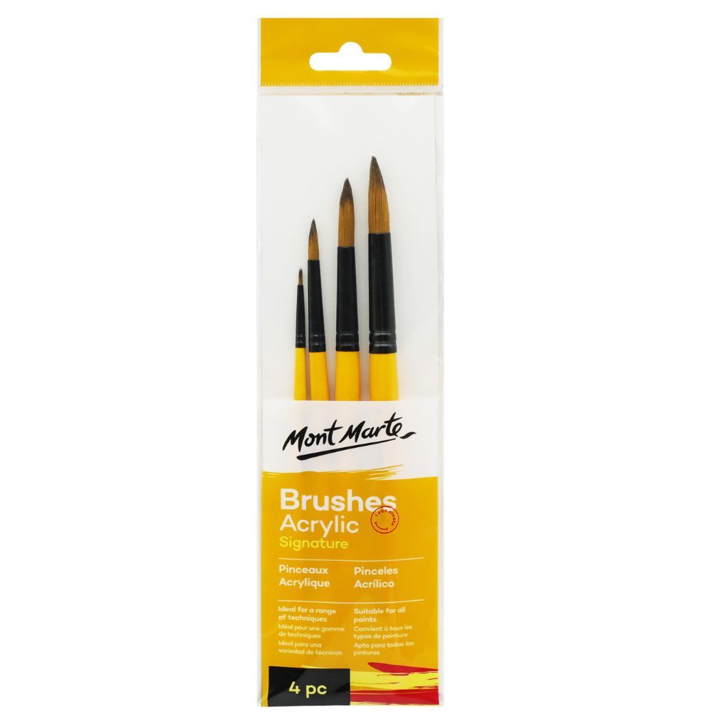 Mod Podge Foam 4-Piece Brush Set